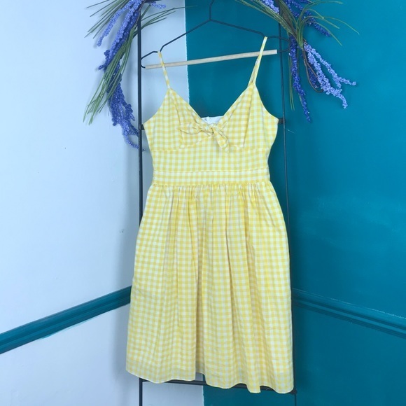 Endless Rose Dresses & Skirts - Revolve Endless Rose yellow gingham Dress small